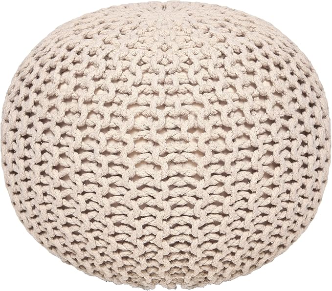 REDEARTH · Round Pouf Ottoman - Image 4