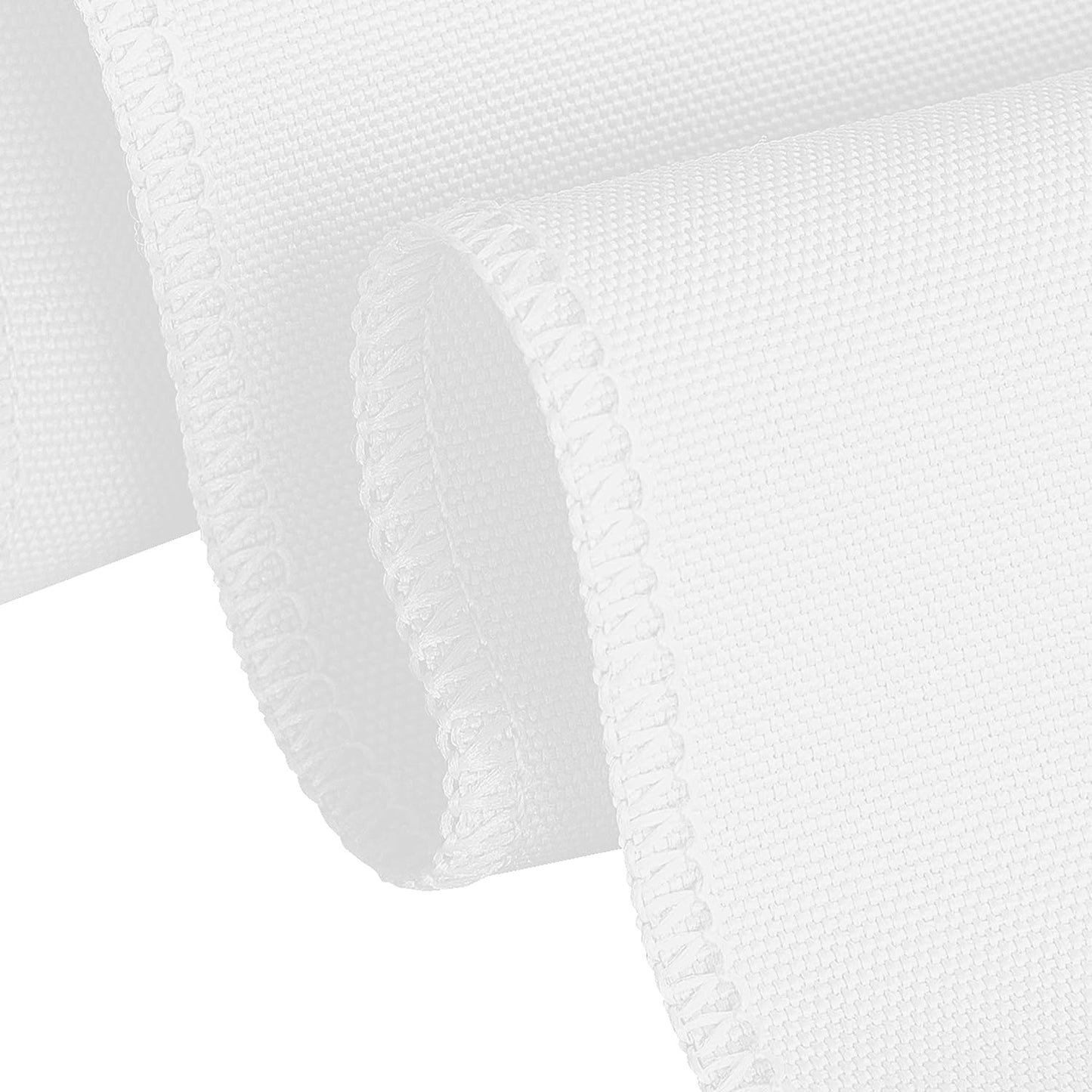 LTC LINENS 10 Pack 108 Inch Round Tablecloths White - Bulk for 48 Inch Round Table Floor Length - Wrinkle Resistant Polyester Fabric Cloth for Wedding