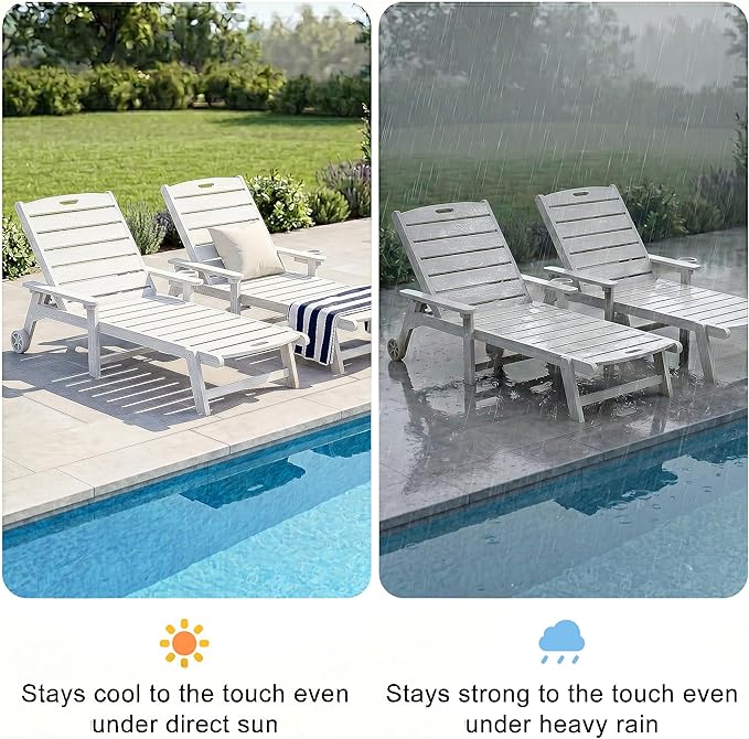 Outdoor Lounge Chair Set of 4 - Image 4