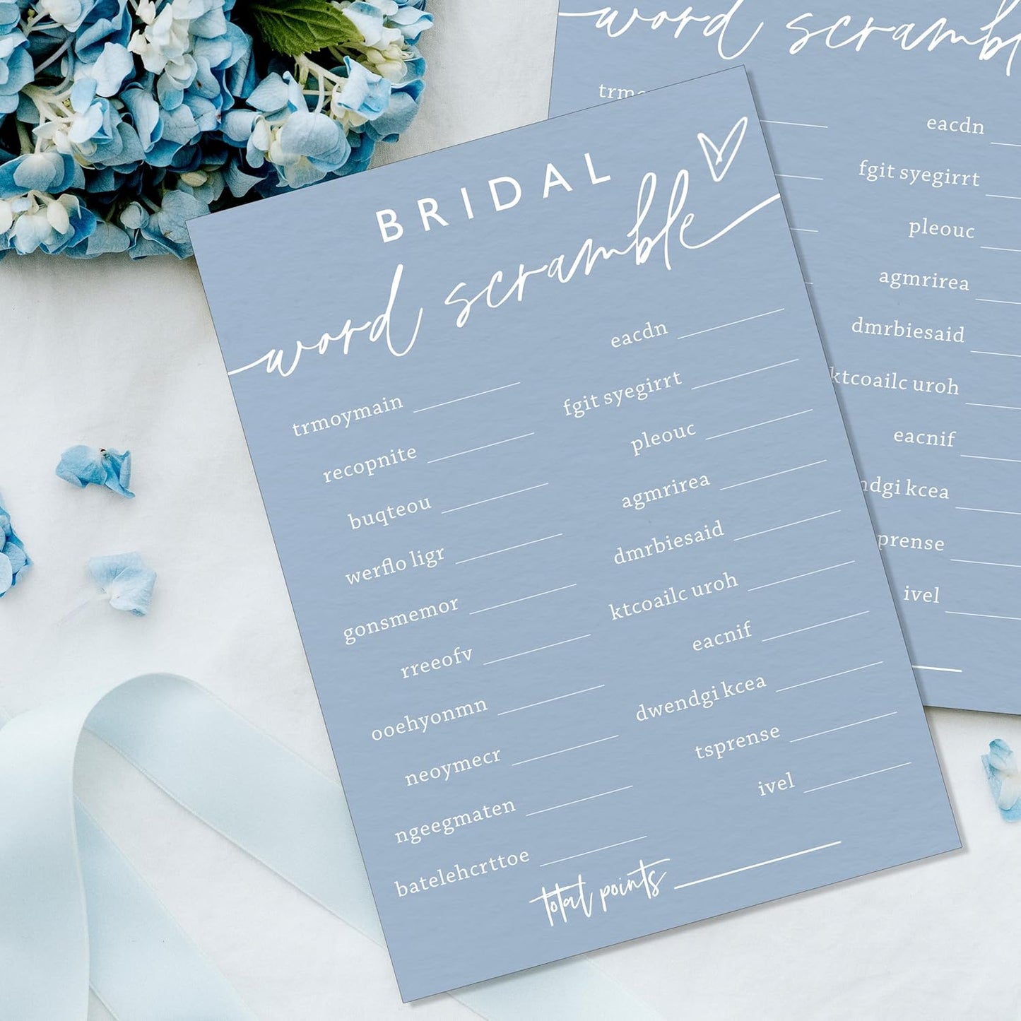 Fun Wedding Shower Games Bridal Word Scramble who knows the bride best 25 Game Cards with 1 Answer Card Bridal Shower Game Rustic Ideas Activity for Engagement Wedding Party Entertainment - B03
