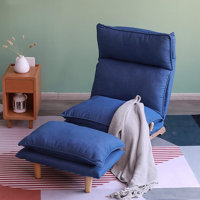 Floor Chair Single Lazy Sofa Leisure Balcony Reclining Japanese Tatami - Image 8