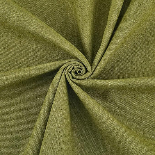 59.06 Inch Sage Green Linen Embroidery Fabric Needlework Cloth Soild Fabric by CABODYALS