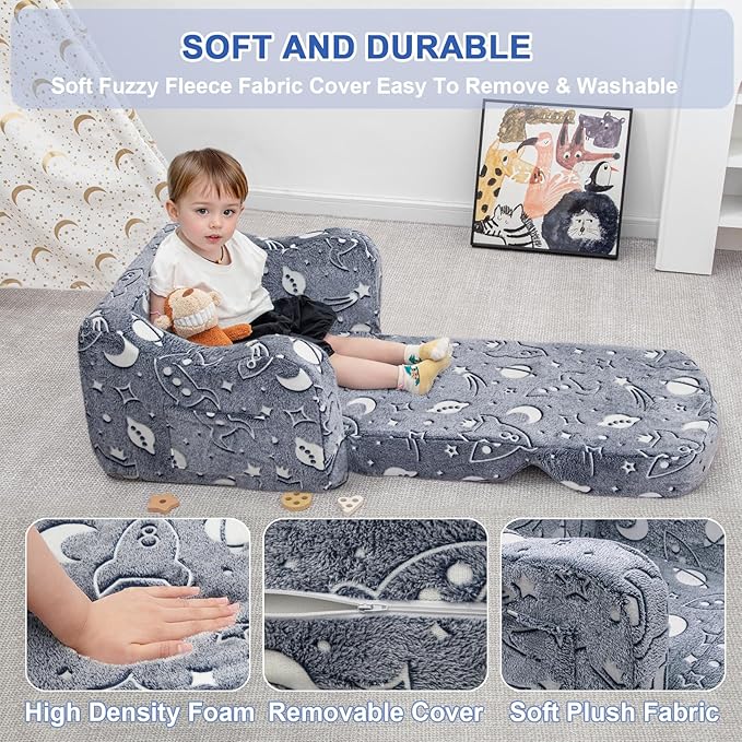 Airpanda Comfy Toddler Couch and Chair - Image 6