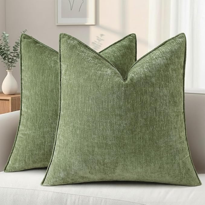 decorUhome Summer Couch Euro Sham Throw Pillow Covers 26x26 Set of 2, by decorUhome