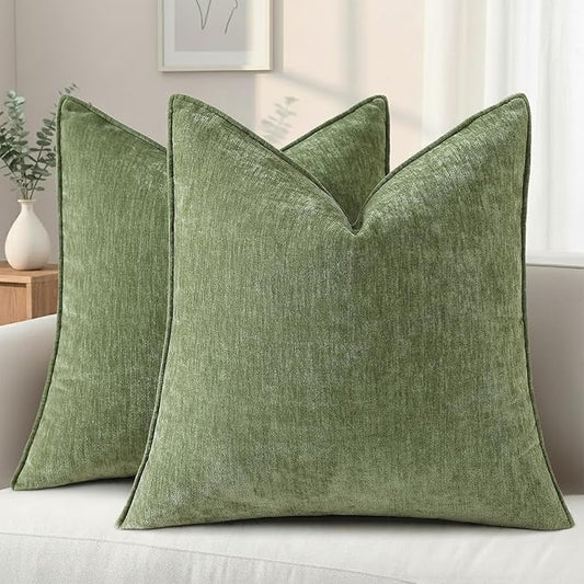 decorUhome Summer Couch Throw Pillow Covers 20x20 Set of 2, Decorative Soft by decorUhome