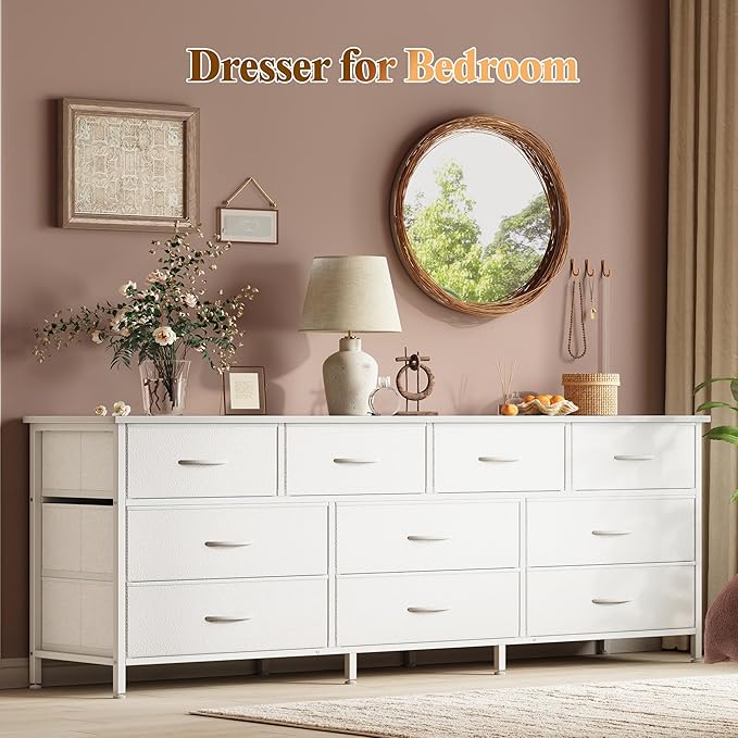 Huuger 63 Inch Dresser for Bedroom, Long Dresser - Image 7