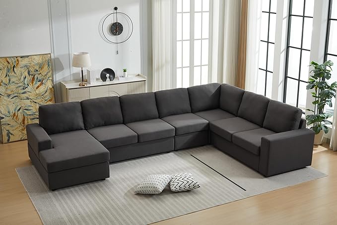 Ball & Cast 147" L-Shaped Sectional Couches - Image 7