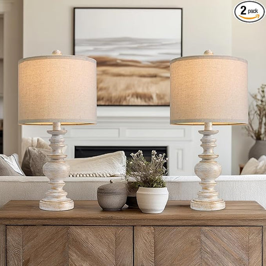 BOBOMOMO 20" Retro Table Lamps Set of 2 by BOBOMOMO