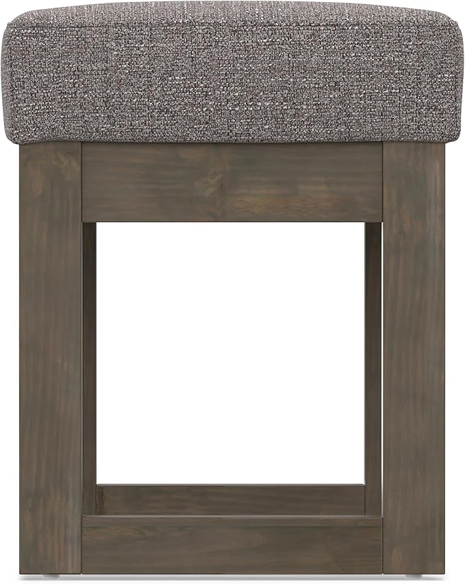 SIMPLIHOME Milltown Small Ottoman Bench - Image 10