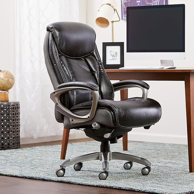 Serta Lautner Executive Home Office Desk Chair, Ergonomic High-Back - Image 2