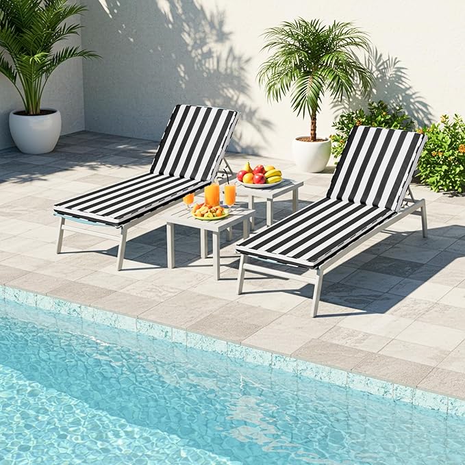 Chaise Lounge Cushions Outdoor - Image 7