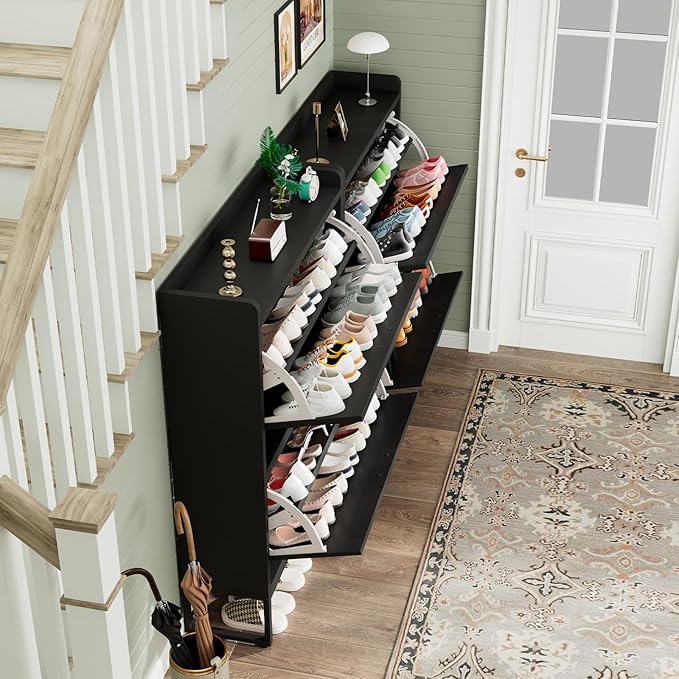 GRUSIGN Shoe Cabinet, Shoe Storage Cabinet - Image 8