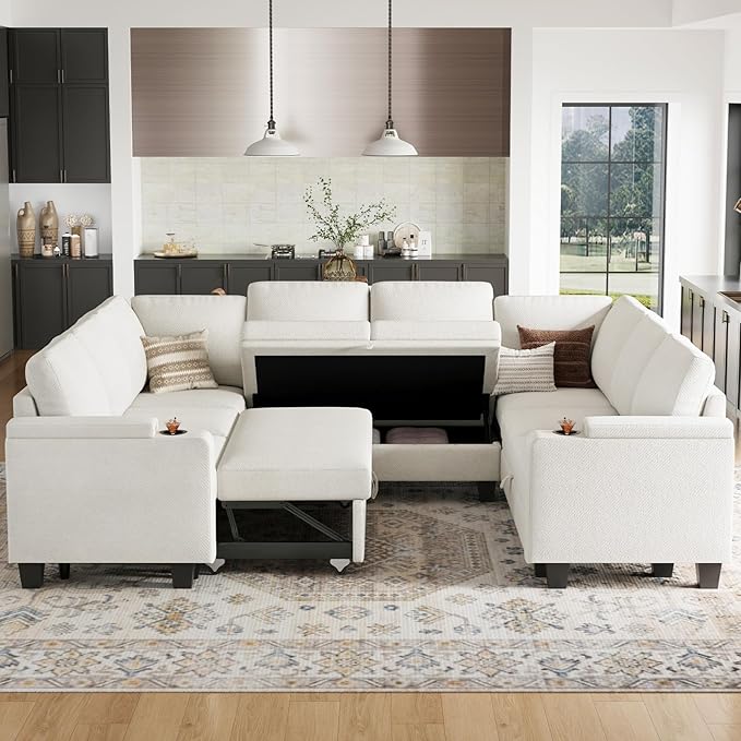 Belffin Sectional Sleeper Sofa - Image 6