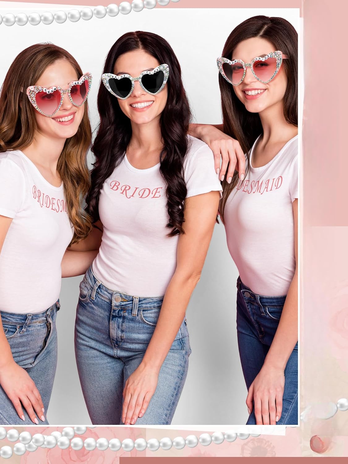 12 Pcs Bachelorette Party Sunglasses for Bridesmaids Bride Sunglasses for Wedding Party Favors