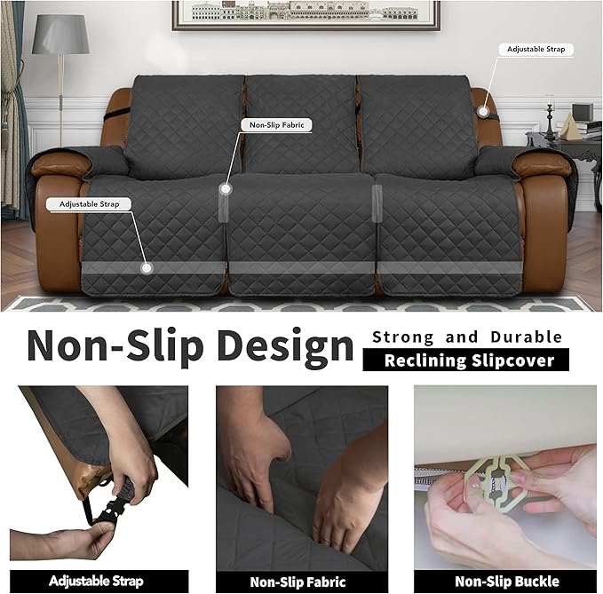 Easy-Going Oversized Recliner Sofa Cover, Reversible Couch Cover - Image 4