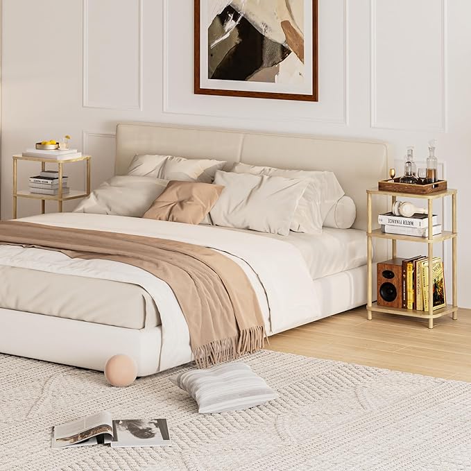 Bamboo End Table, Side Table for Small Space - Image 9