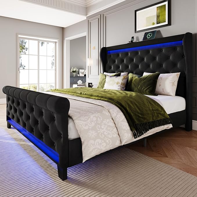 Belffin Queen Size Bed Frame - Image 9