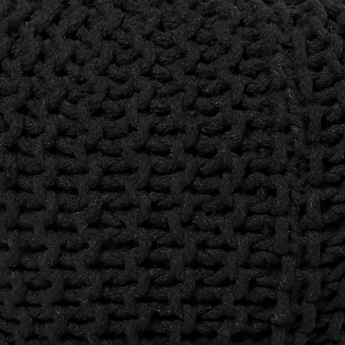 REDEARTH Round Pouf Foot Stool Ottoman - Image 7