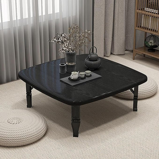 JHDXL Folding Japanese Floor Table，Folding Floor Coffee Table, Vintage Portable by Unknown
