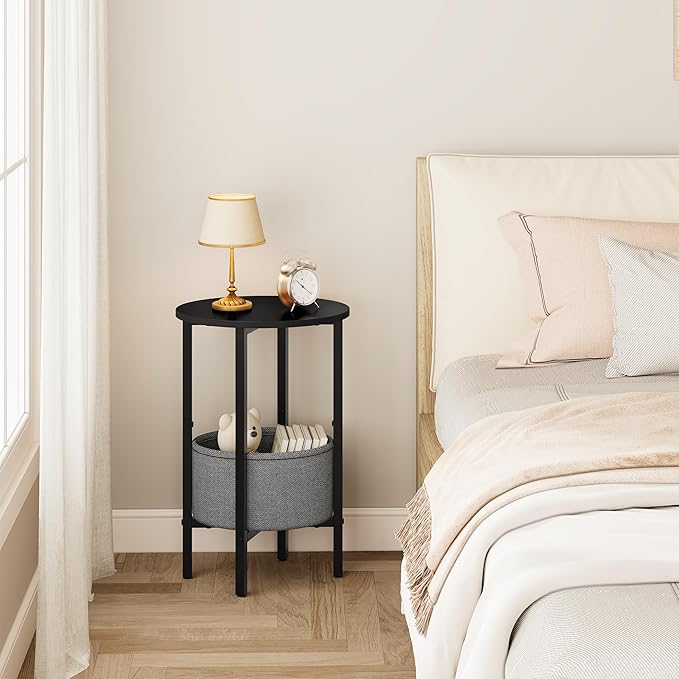 Vagusicc Round Side Table End Table - Image 4