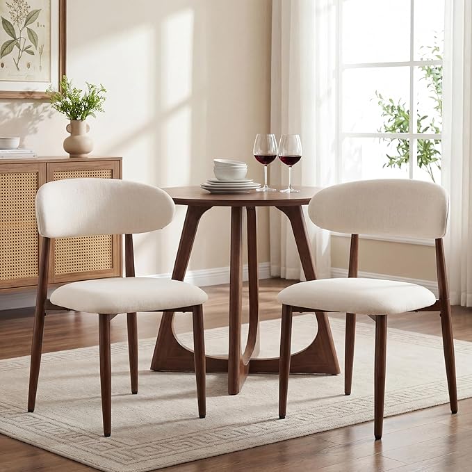 UVV Dining Chairs Set of 6, Metal Kitchen Chairs - Image 3