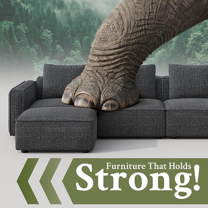 Welzona 75" loveseat Sofa, Comfy Chenille Love Seat, Wood Frame Small Couches - Image 8