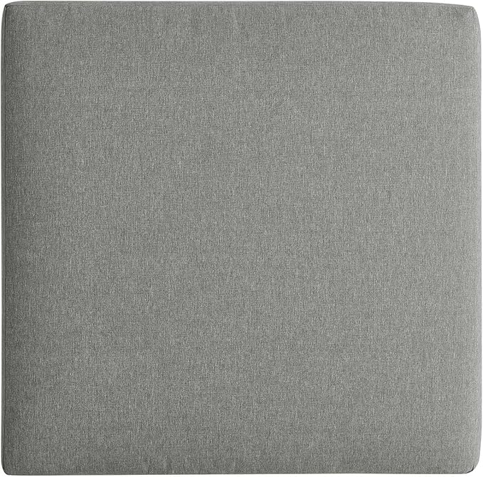 Modway Tahoe Aluminum Ottoman Gray - Image 5