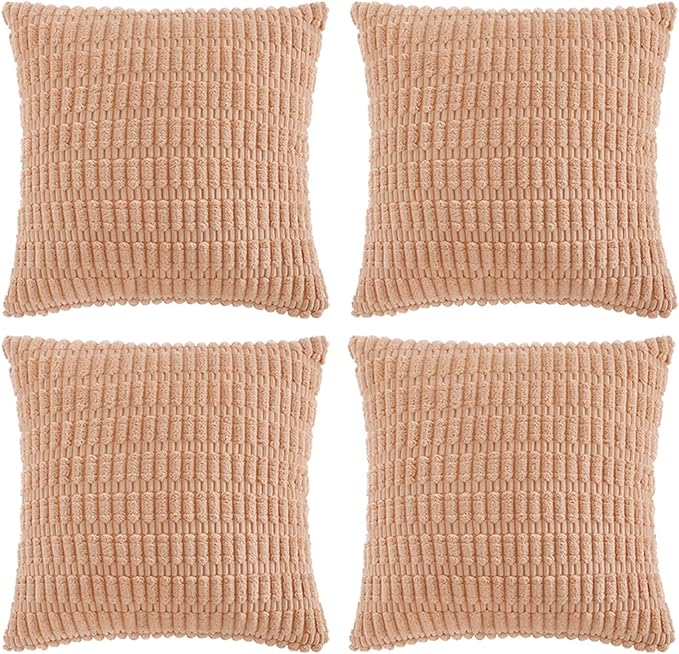 Fancy Homi 4 Packs Decorative Throw Pillow Covers by Fancy+Homi