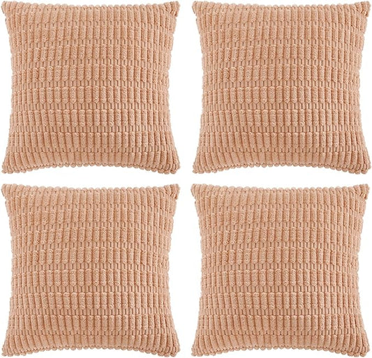 Fancy Homi 4 Packs Decorative Throw Pillow Covers by Fancy+Homi
