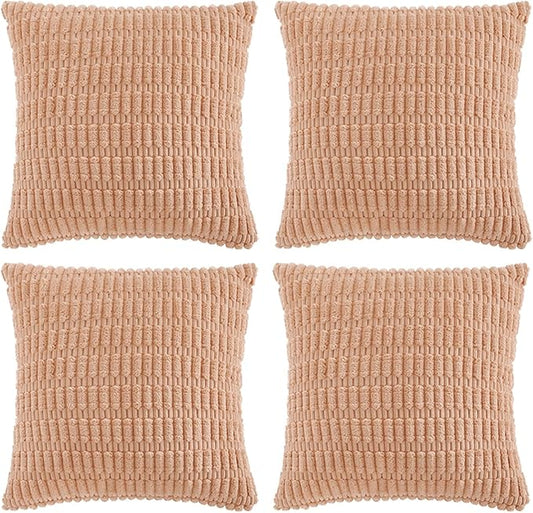 Fancy Homi 4 Packs Decorative Throw Pillow Covers by Fancy+Homi