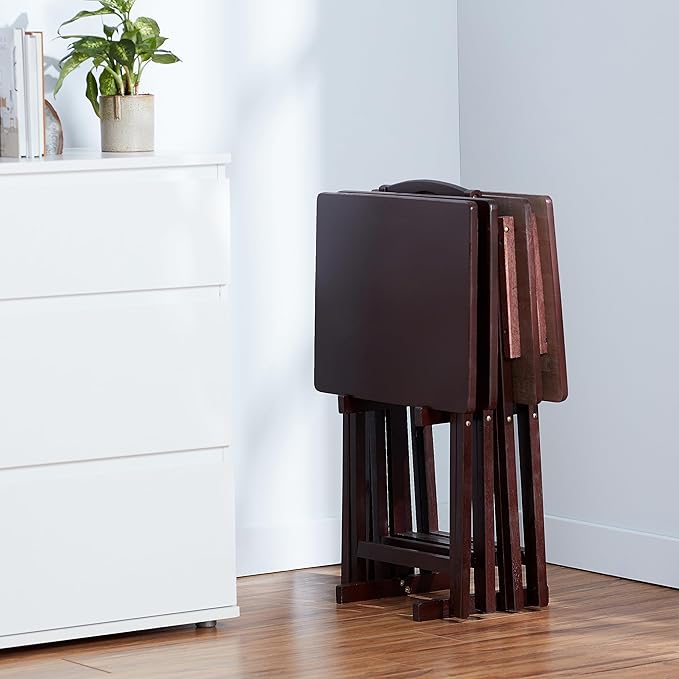 Amazon Basics Portable Foldable TV Tray Table - Image 7