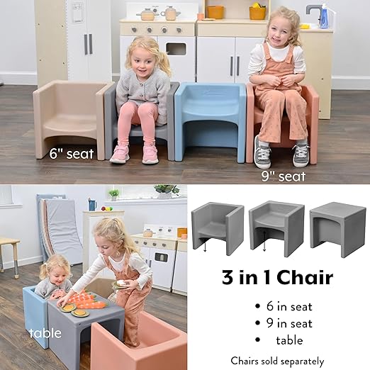 Children's Factory 3-in-1 Cube Chair - Image 4