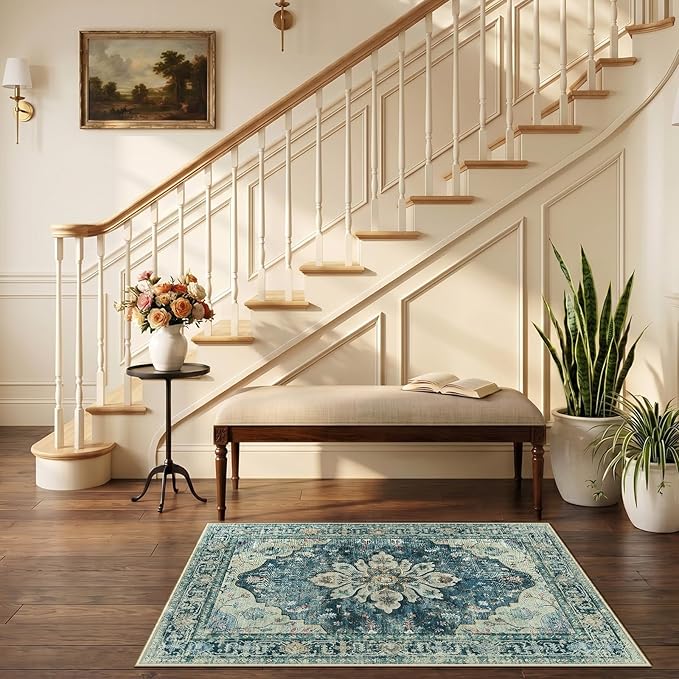 RELEANY Area Rugs 2'6"x4' Kitchen Rugs Entry Rug Small Rugs - Image 2