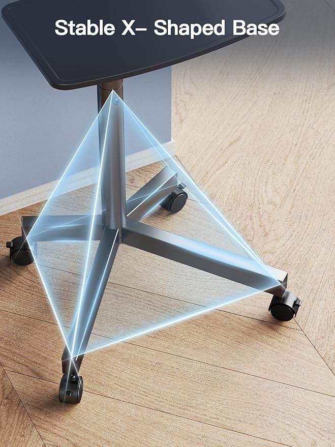 PERLESMITH Rolling TV Stand on Wheels - Image 5