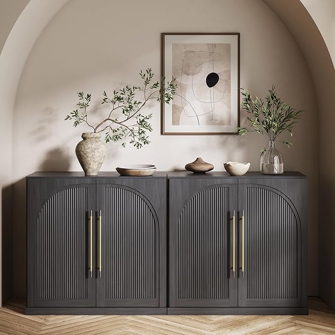 BELLEZE Set of 2 Modular Sideboard - Image 8