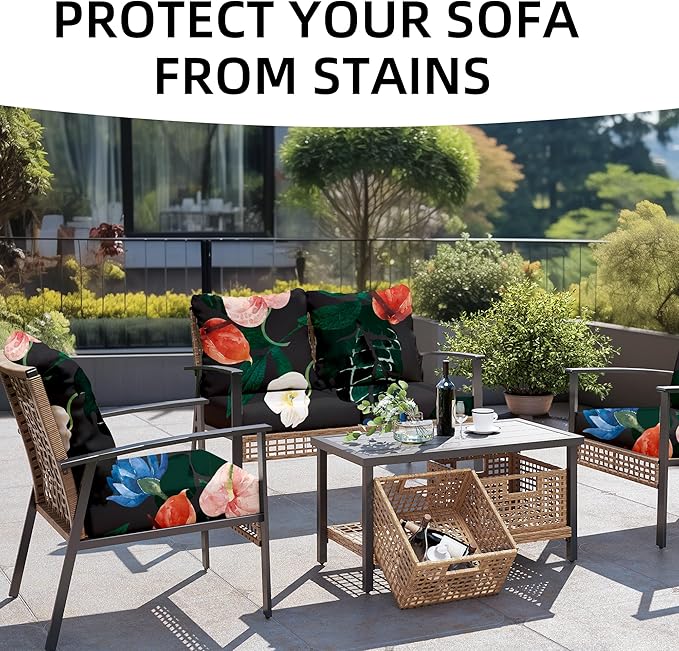 Outdoor Cushion Covers Set, Replacement - Image 4