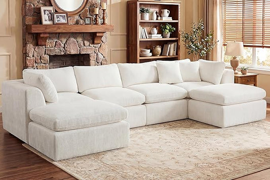 GRUSIGN 141'' Oversized Boneless Cloud Couch by GRUSIGN