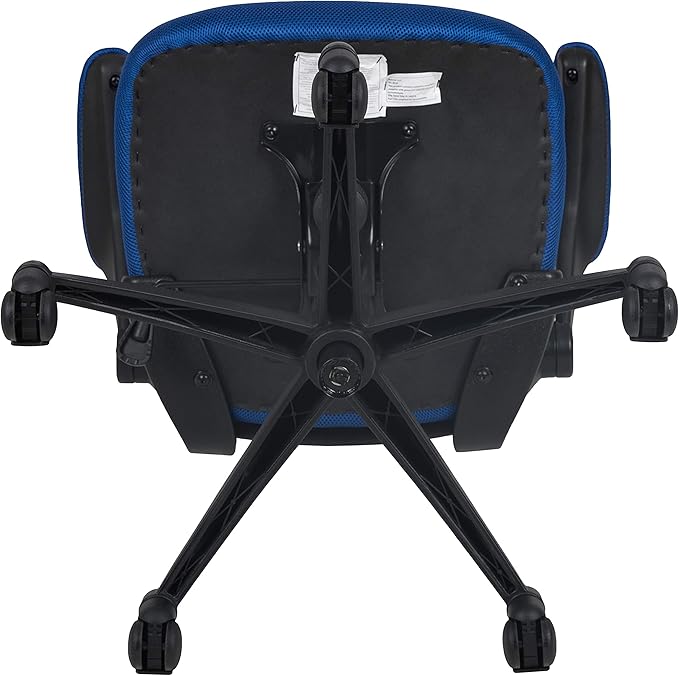 Flash Furniture Kelista Mid-Back Blue Mesh Swivel Ergonomic Task Office Chair - Image 12