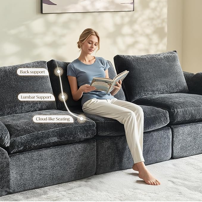 Vamcheer U Shaped Cloud Couch - Image 3
