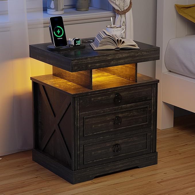 WOOVIVS Side Table Set of 2 - Image 9