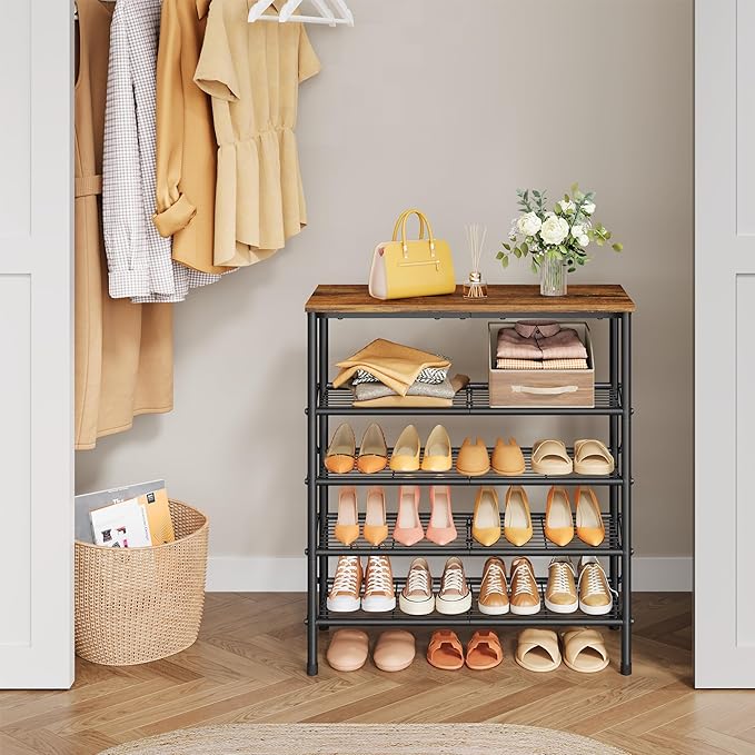 Tajsoon 5 Tier Shoe Rack Organizer - Image 8