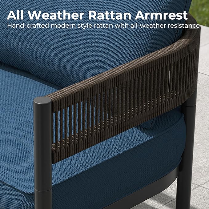 Grand patio 4-Piece Outdoor Conversation Set - Image 3