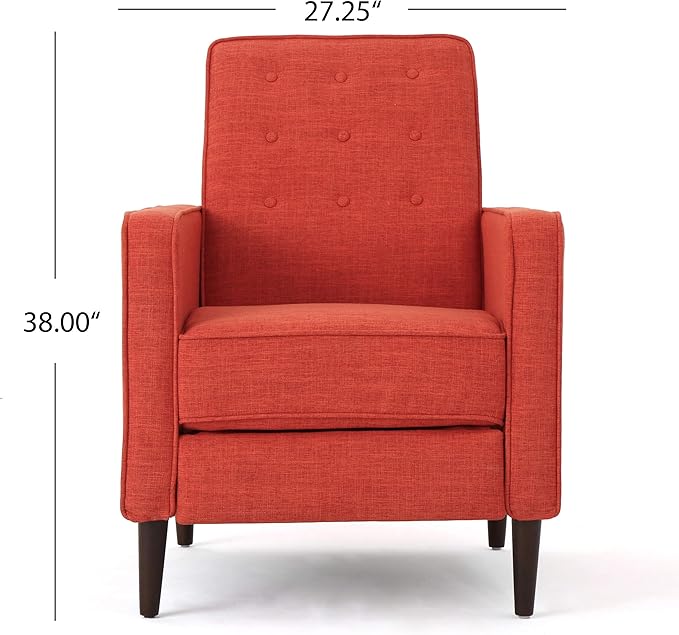 Christopher Knight Home GDFStudio Macedonia Mid Century Modern Tufted Back - Image 3