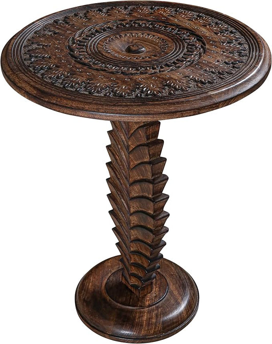 Side Tables Round – Small Drink Table by TheWoodenTown