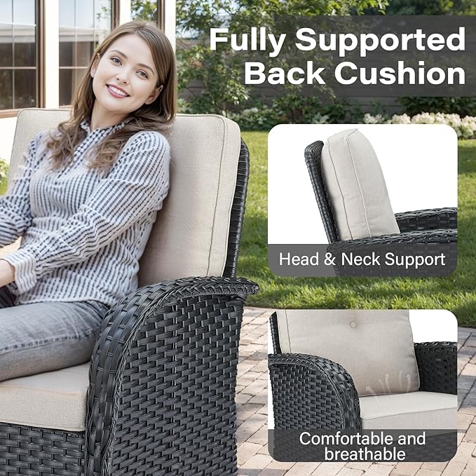 Belord 8 Piece Patio Furniture Set - Image 4