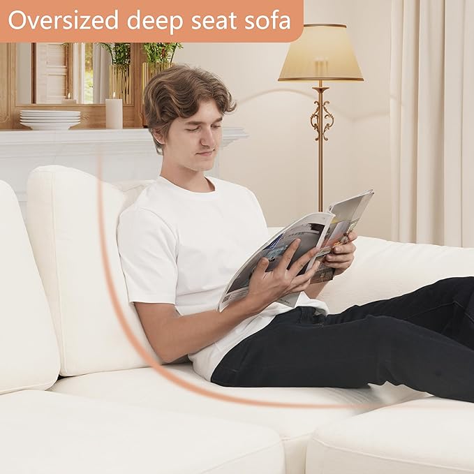 EASE MOOSE Extra Large Modular Sectional Sofa, Modern Oversized L Shape - Image 7