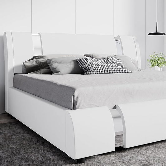 SHA CERLIN King Size Bed Frame by SHACERLIN