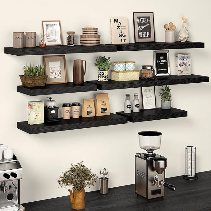 24 Inch Floating Shelves, 12 Inch Deep Floating Shelves - Image 2