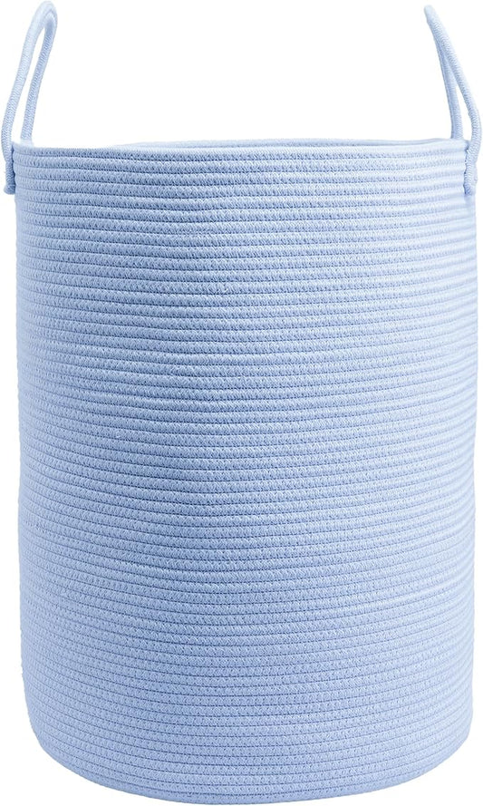 XUANGUO Cotton Rope Laundry Basket Hamper by XUANGUO