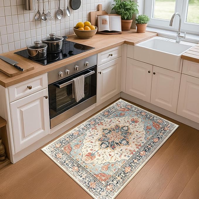 RELEANY Area Rugs 2'x3' Kitchen Rugs Entry Rug Small Rugs - Image 9